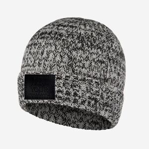 Love Your Melon Unisex Beanie Black Speckled Cuffed Beanie Hat One Size